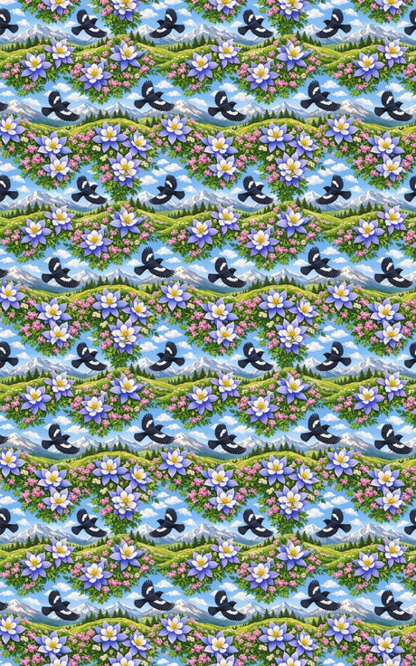Colorado Flora & Fauna - London Penny Gift Wrap