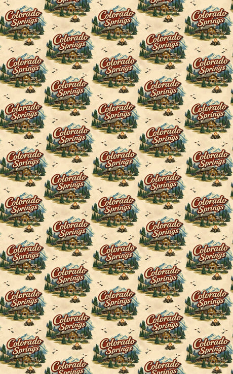 Colorado Springs Alpine Days - London Penny Gift Wrap