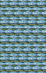 Colorado Alpine Peaks - London Penny Gift Wrap