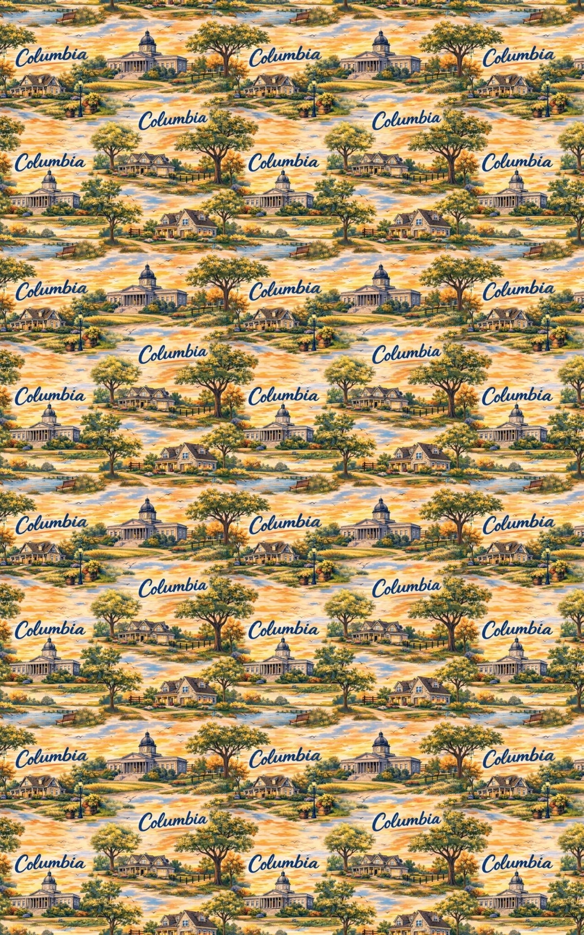 Columbia SC Southern Capitol - London Penny Gift Wrap