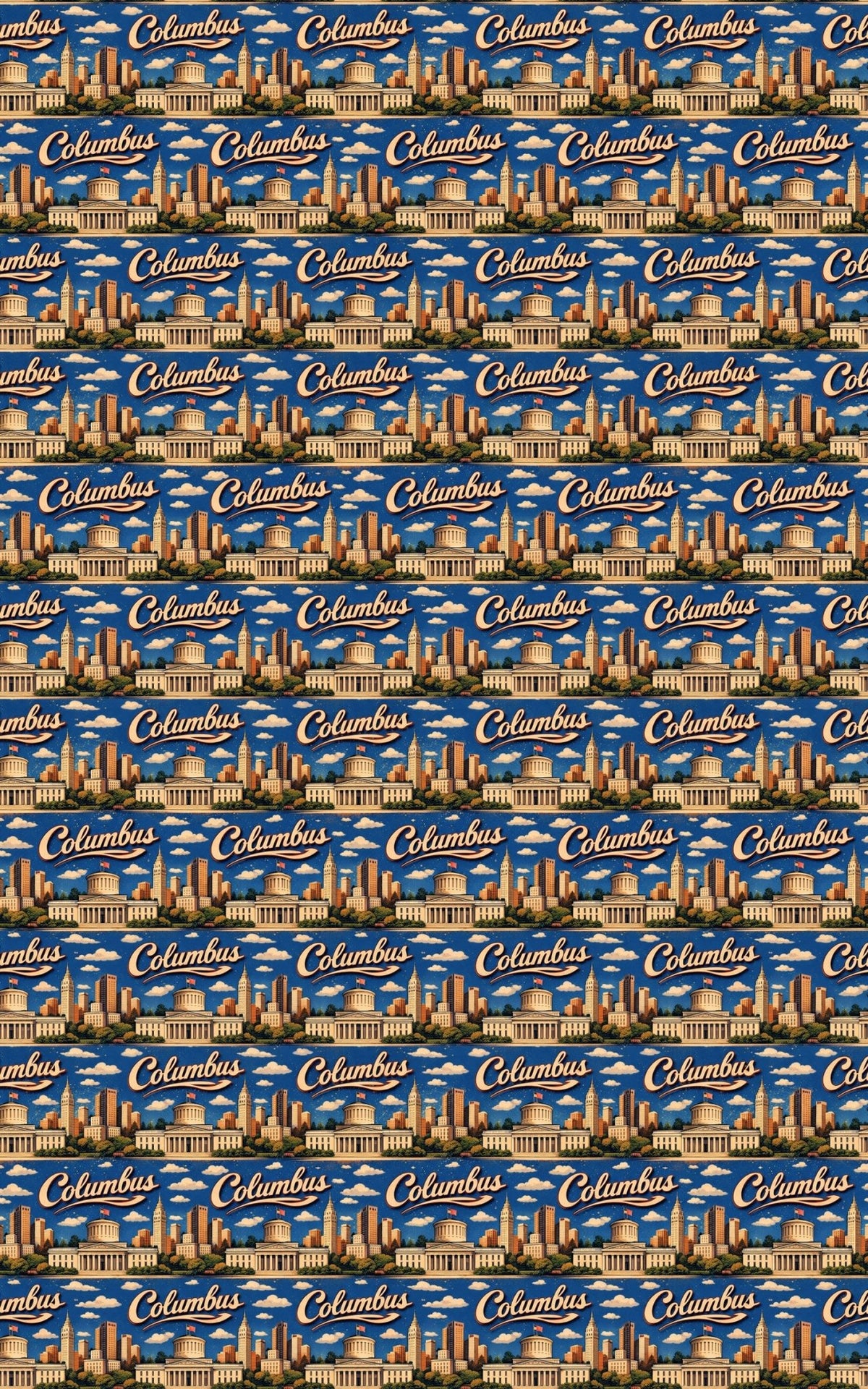 Columbus Capital Throwback - London Penny Gift Wrap