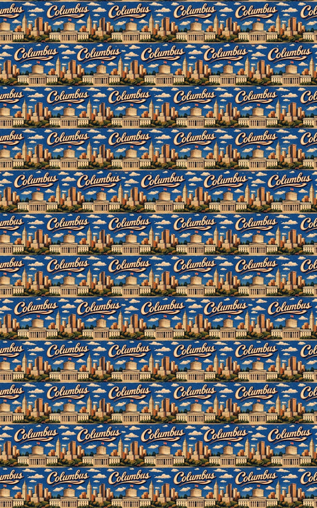 Columbus Capital Throwback - London Penny Gift Wrap