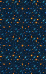 Cosmic Grid Matrix - London Penny Gift Wrap