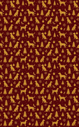 Crimson Canine - London Penny Gift Wrap