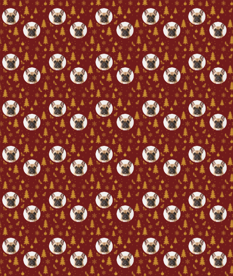 Personalized Crimson Canine Wrapping Paper | Custom Gift Wrap (Copy)
