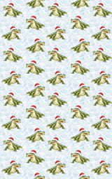 Santa’s Snappy Helpers - London Penny Gift Wrap