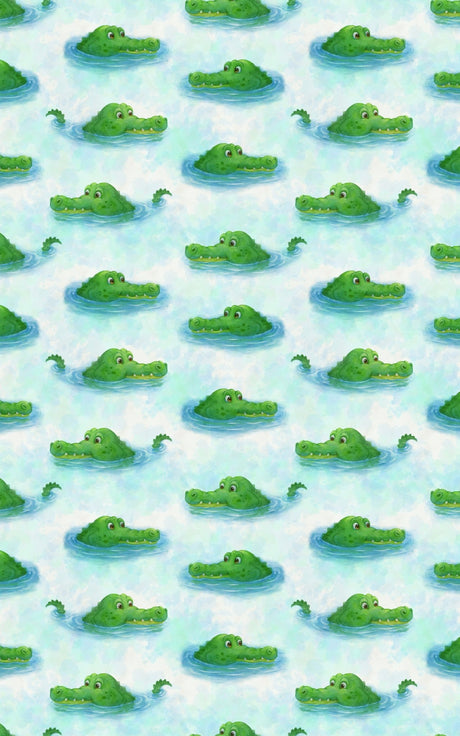 Crocodile Drift - London Penny Gift Wrap