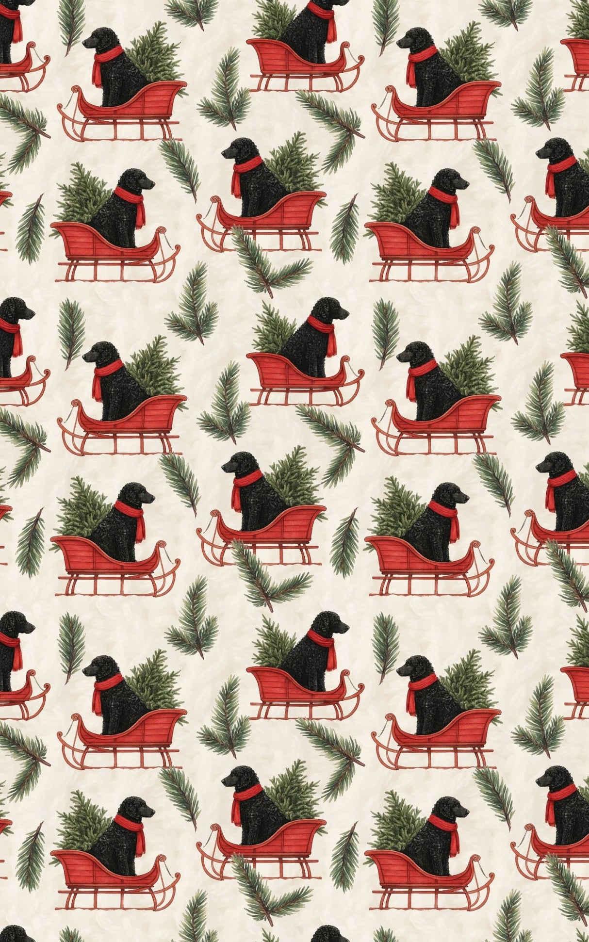 Curlmas Cheer - London Penny Gift Wrap