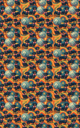 Dachshund Disco - London Penny Gift Wrap