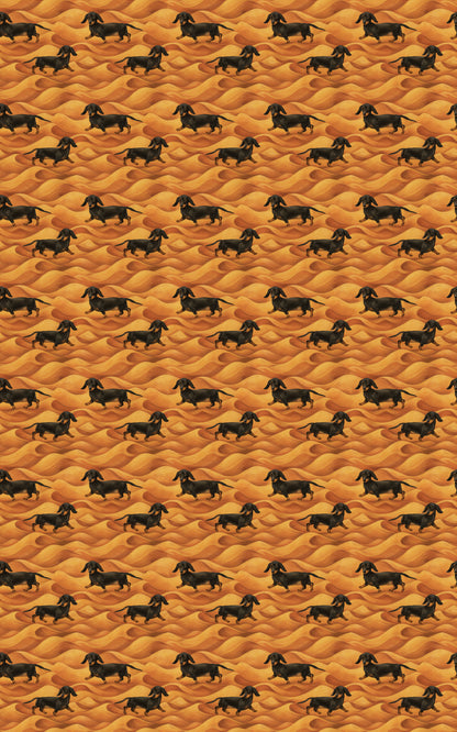 Dachshunds in the Dunes