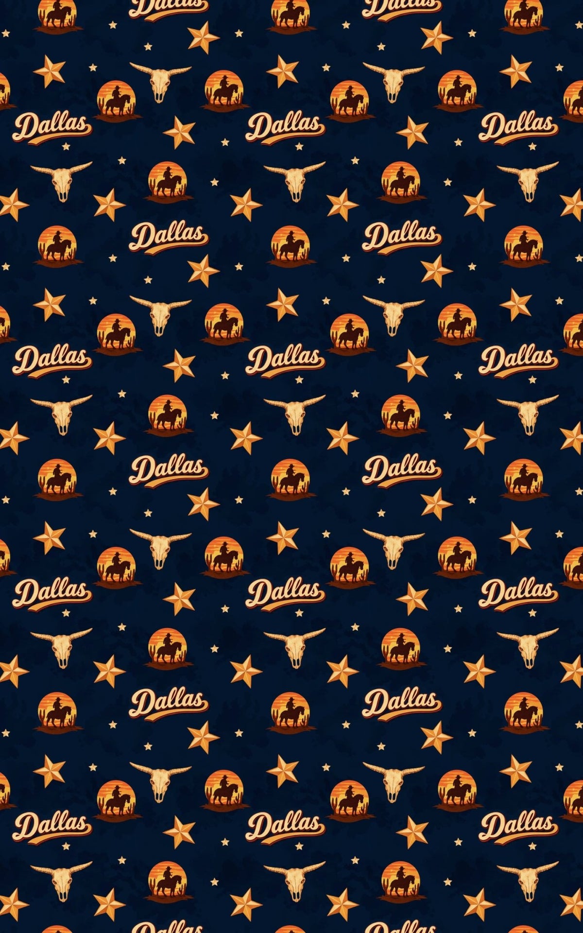 Dallas Lone Star Flashback - London Penny Gift Wrap