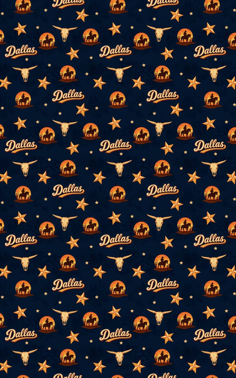 Dallas Lone Star Flashback - London Penny Gift Wrap