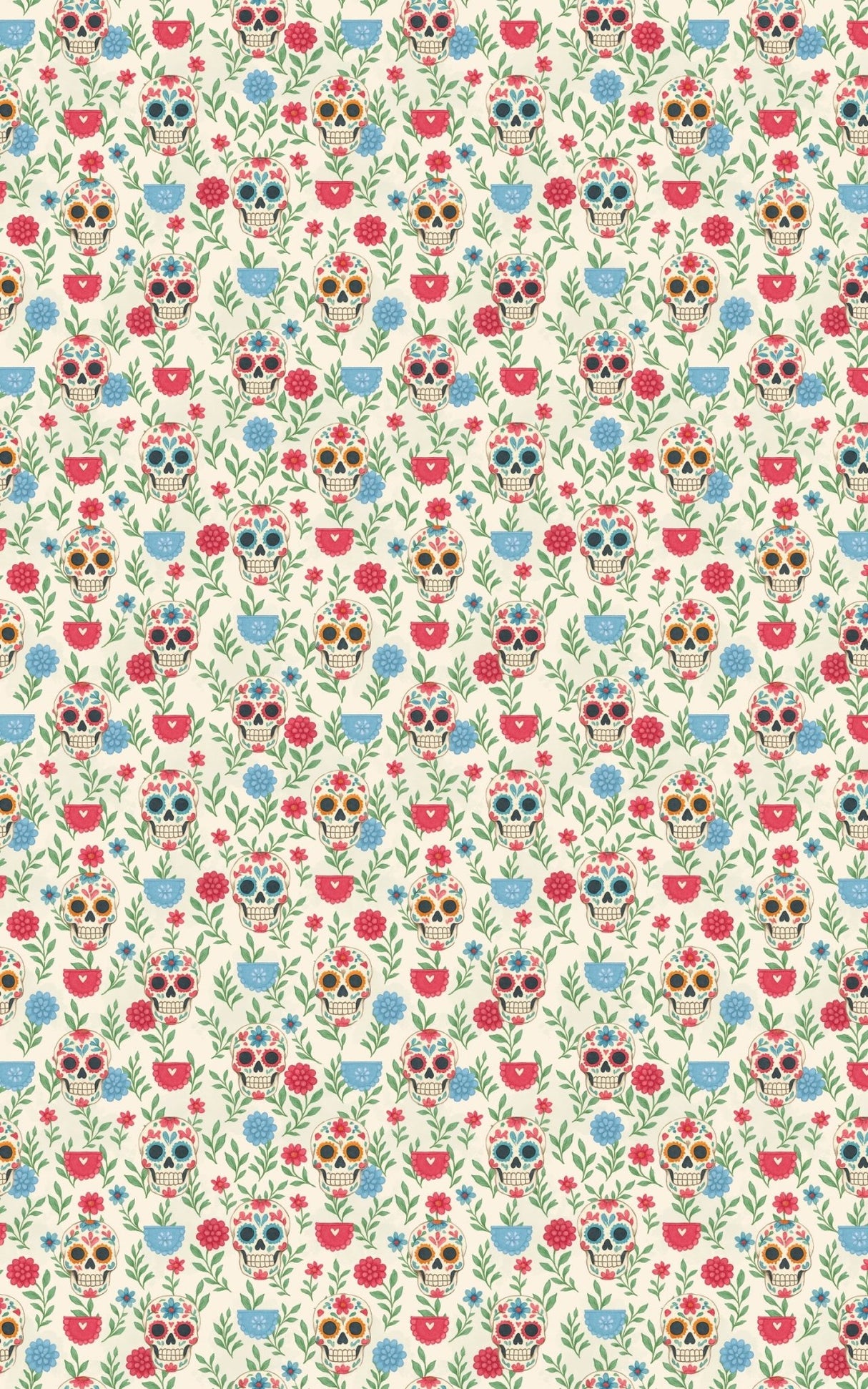 Fiesta de Calaveras - London Penny Gift Wrap