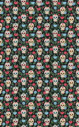 Sugar Skull Symphony - London Penny Gift Wrap