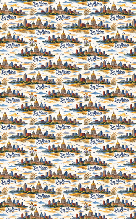 Des Moines Heartland Capitol - London Penny Gift Wrap