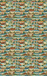 District of Columbia Postcard Memories - London Penny Gift Wrap