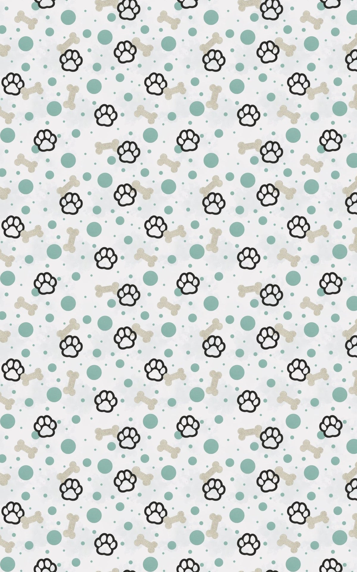 Dog Bone Confetti - London Penny Gift Wrap