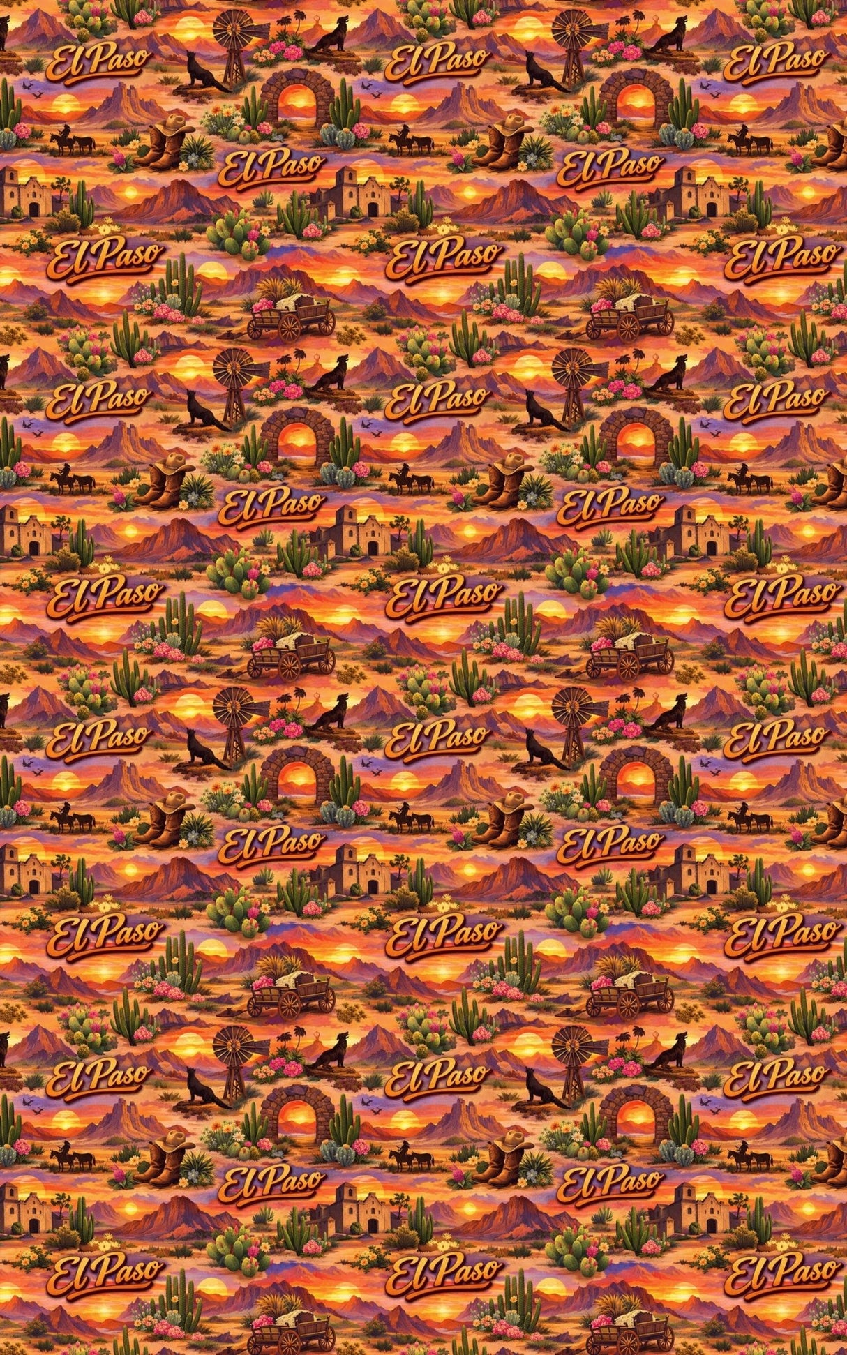 El Paso Border Classics - London Penny Gift Wrap