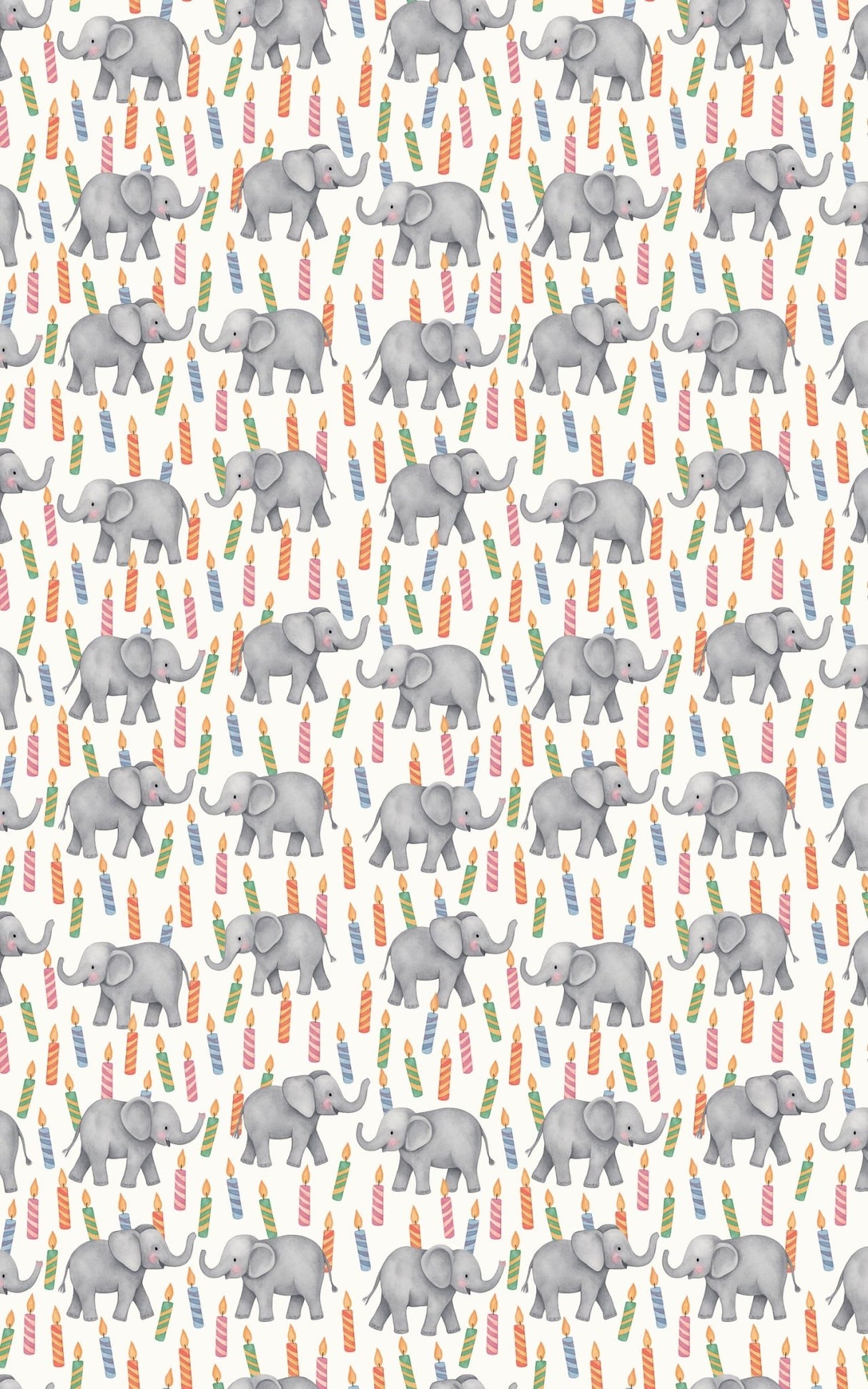Elephant Birthday Bash - London Penny Gift Wrap