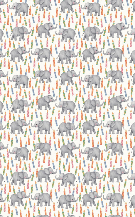 Elephant Birthday Bash - London Penny Gift Wrap