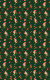 Elf Workshop Icons - London Penny Gift Wrap