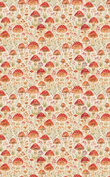 Mushroom Meadow - London Penny Gift Wrap