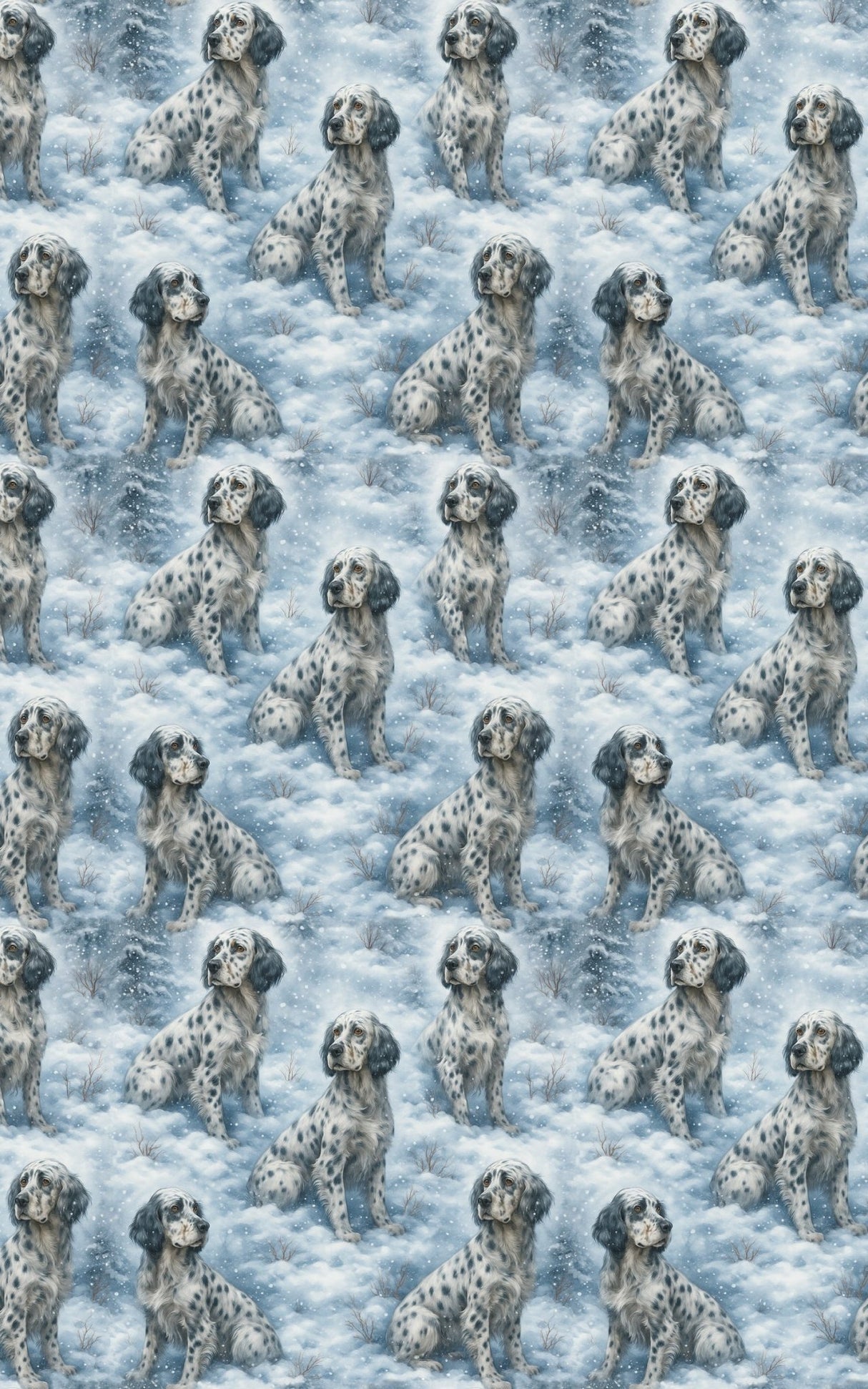 Snowy Spots & Cheer - London Penny Gift Wrap