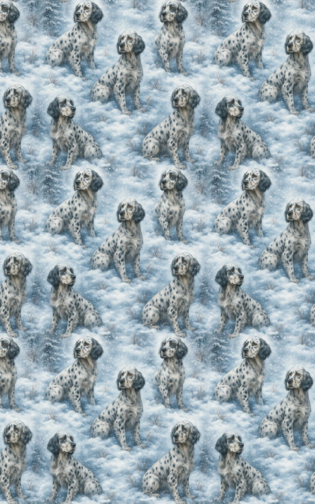 Snowy Spots & Cheer - London Penny Gift Wrap