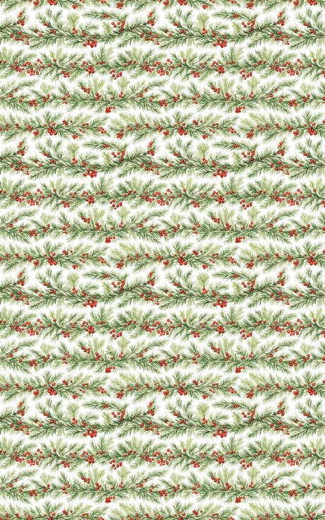 Evergreen Border Wrap - London Penny Gift Wrap