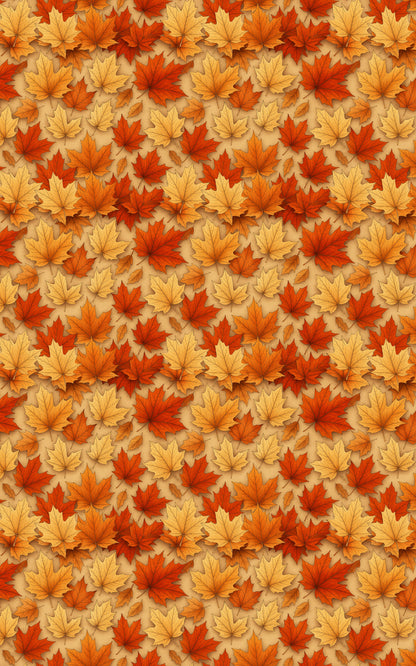 Falling Amber Leaves