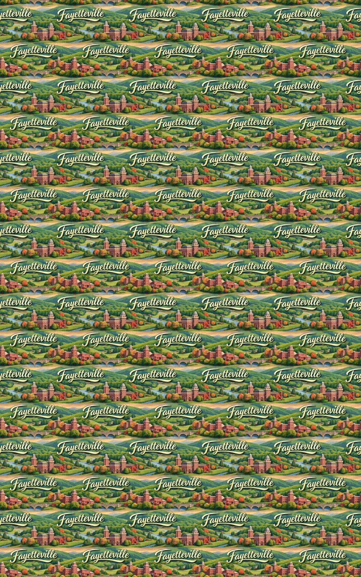 Fayetteville Razorback Country - London Penny Gift Wrap