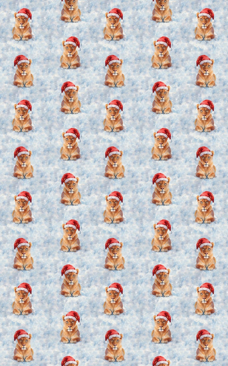 Wintertime Lioness - London Penny Gift Wrap