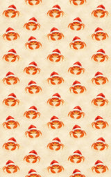 Merry Crabby Christmas - London Penny Gift Wrap