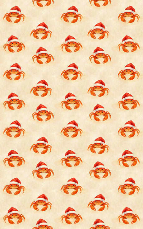 Merry Crabby Christmas - London Penny Gift Wrap
