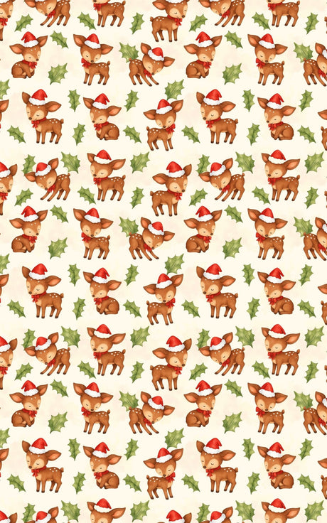 Festive Fawns - London Penny Gift Wrap