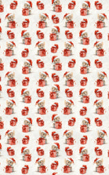 Festive Little Mice - London Penny Gift Wrap