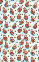Festive Otter Joy - London Penny Gift Wrap