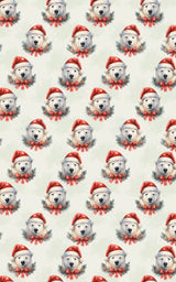 Festive Polar Charm - London Penny Gift Wrap