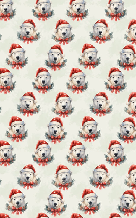 Festive Polar Charm - London Penny Gift Wrap