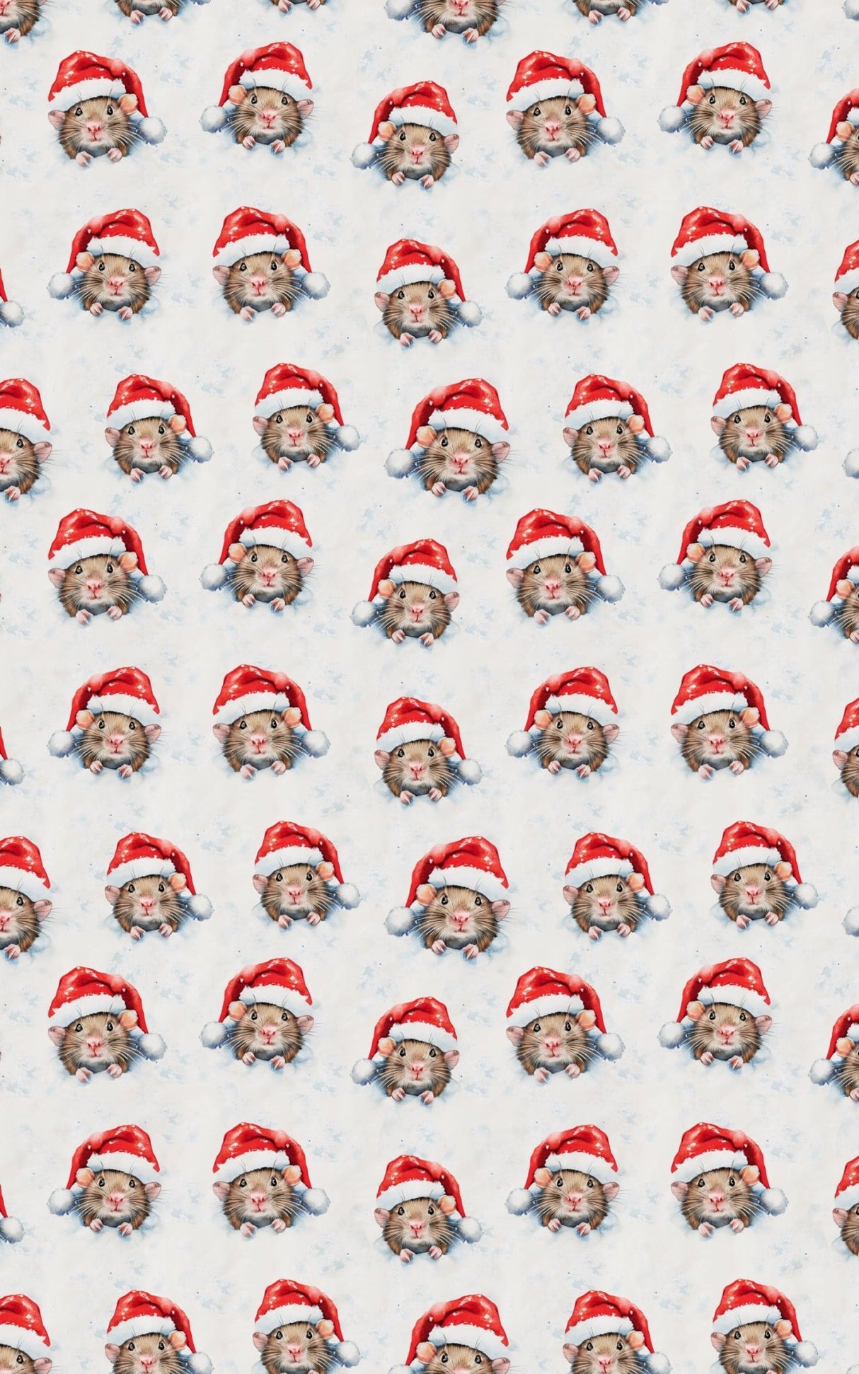 Festive Whiskers - London Penny Gift Wrap