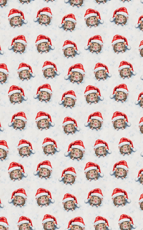 Festive Whiskers - London Penny Gift Wrap