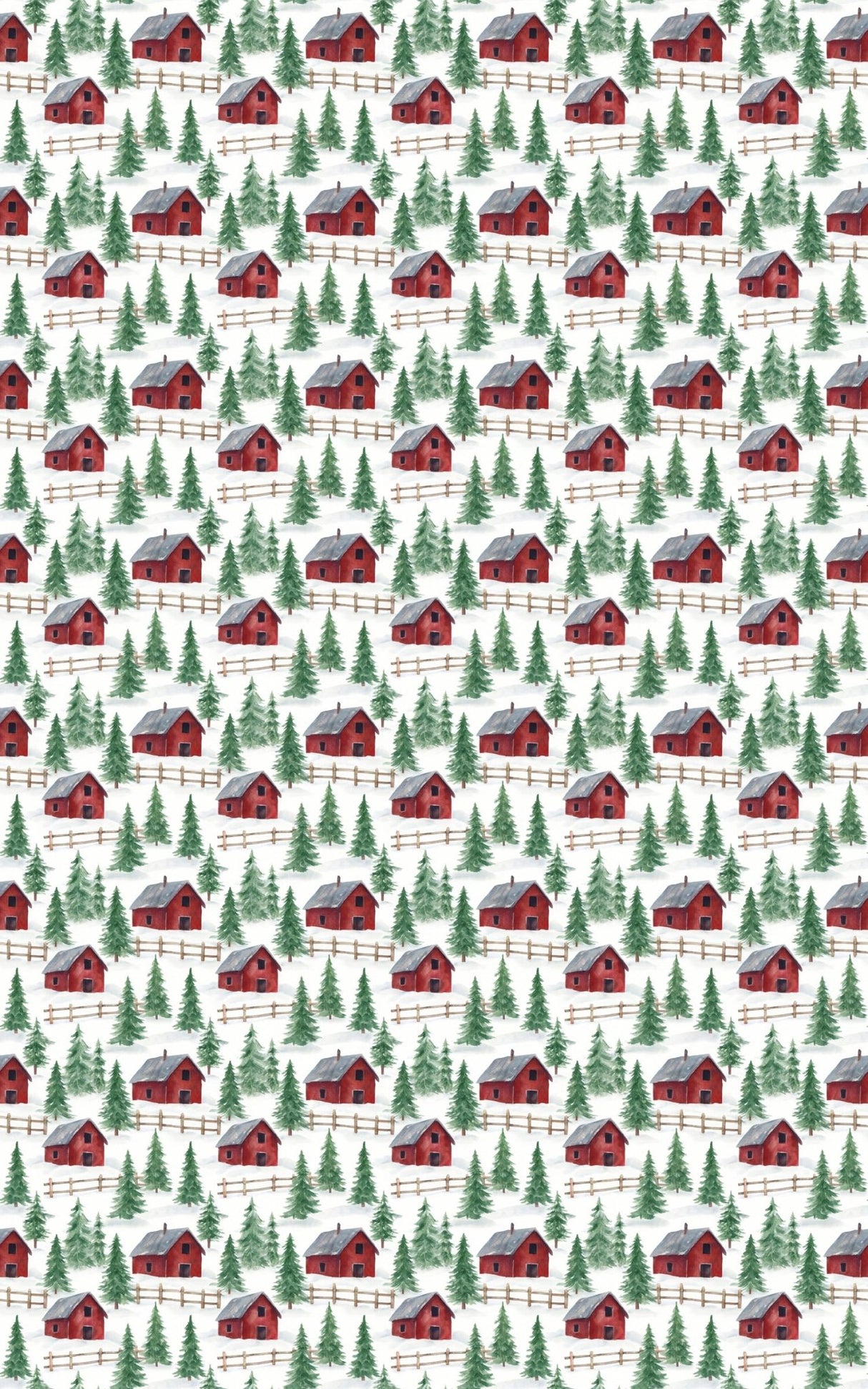 Festive Farmhouse - London Penny Gift Wrap