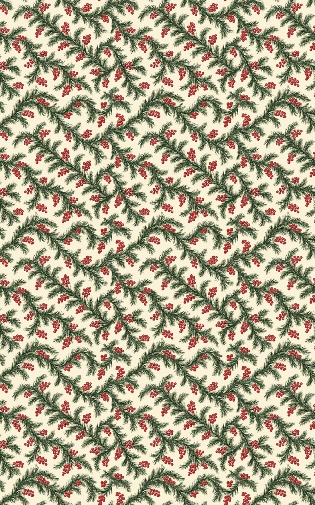 Festive Fir Garland - London Penny Gift Wrap