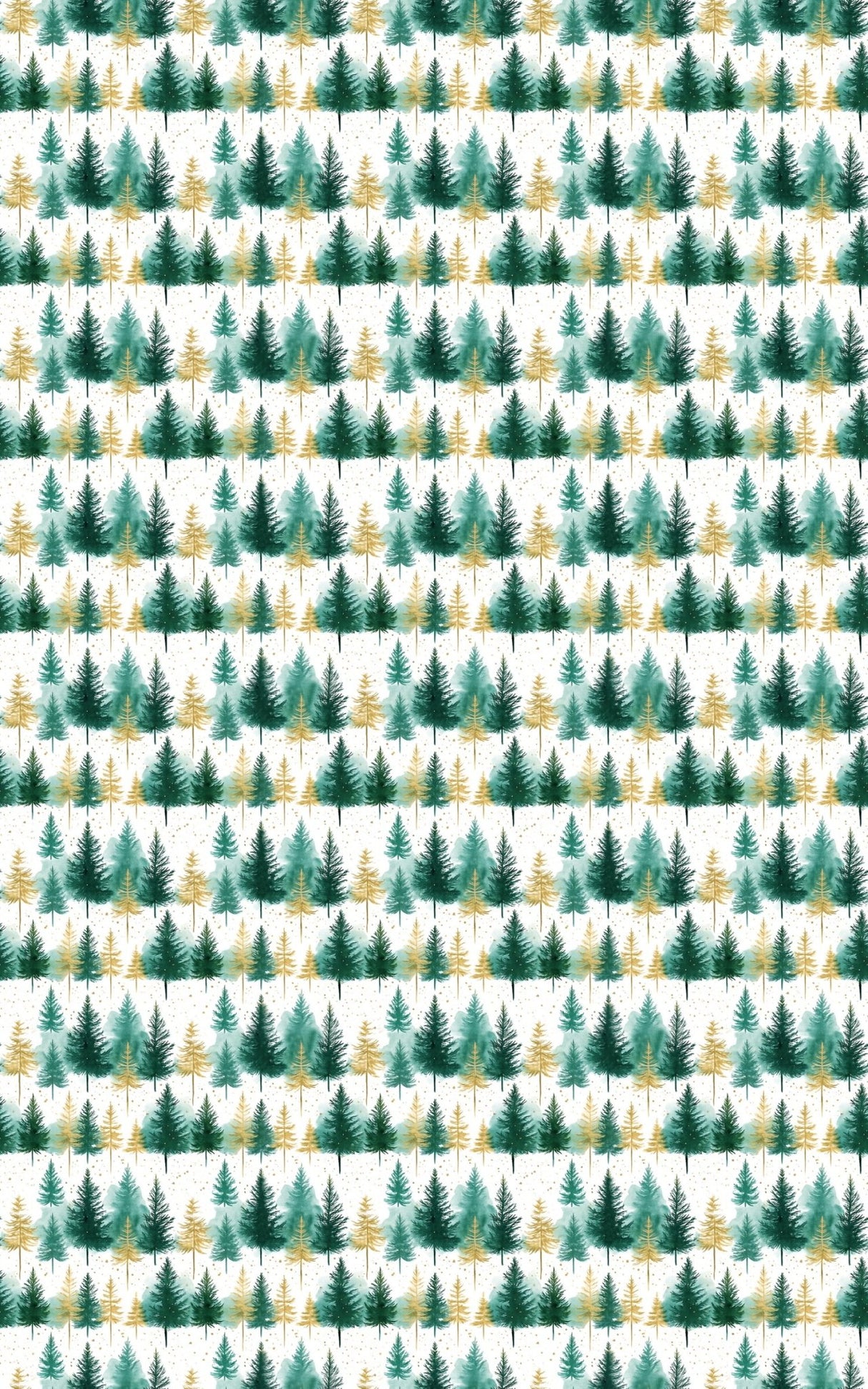 Festive Fir Tiers - London Penny Gift Wrap