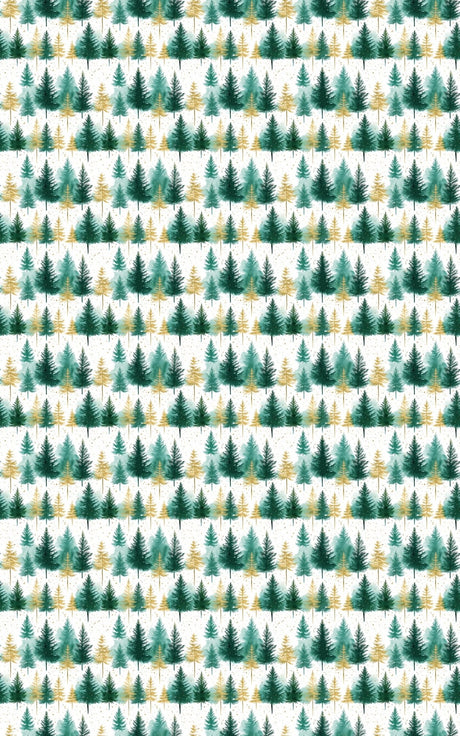 Festive Fir Tiers - London Penny Gift Wrap