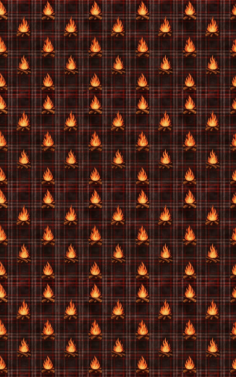 Festive Fireside Plaid - London Penny Gift Wrap