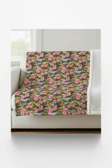 Montana Flora & Fauna Sherpa Blanket - London Penny Gift Wrap