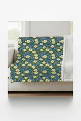 Mississippi River Magnolia Sherpa Blanket - London Penny Gift Wrap