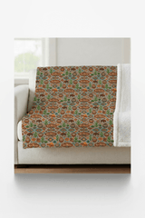 New Mexico Santa Fe Earth Sherpa Blanket - London Penny Gift Wrap