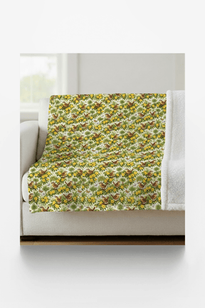 South Carolina Flora & Fauna Sherpa Blanket - London Penny Gift Wrap